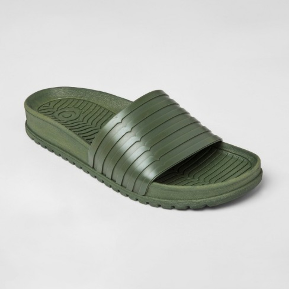 Hunter Men's Slide Sandals - Olive